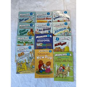 The Berenstain Bears I Can Read Level 1 Reading, 12 Book Lot